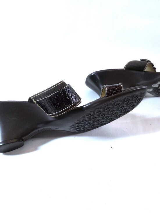 Liz Claiborne Tattianna Buckle Sandals Size 8 - Picture 3 of 3